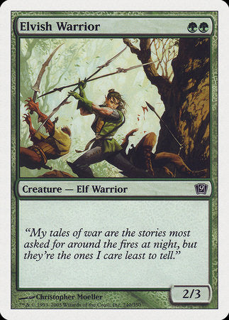 Elvish Warrior [Ninth Edition] | Exor Games Summserside