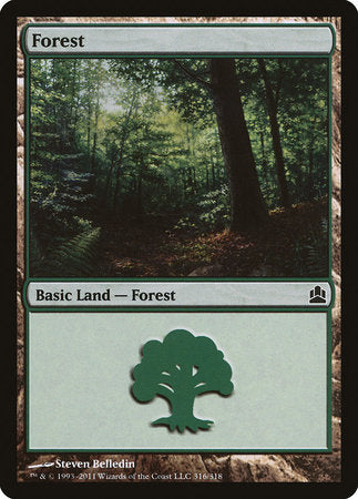 Forest (316) [Commander 2011] | Exor Games Summserside