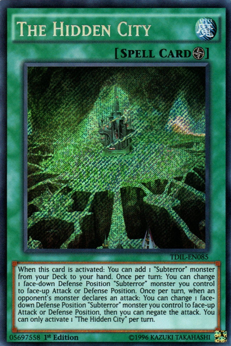 The Hidden City [TDIL-EN085] Secret Rare | Exor Games Summserside