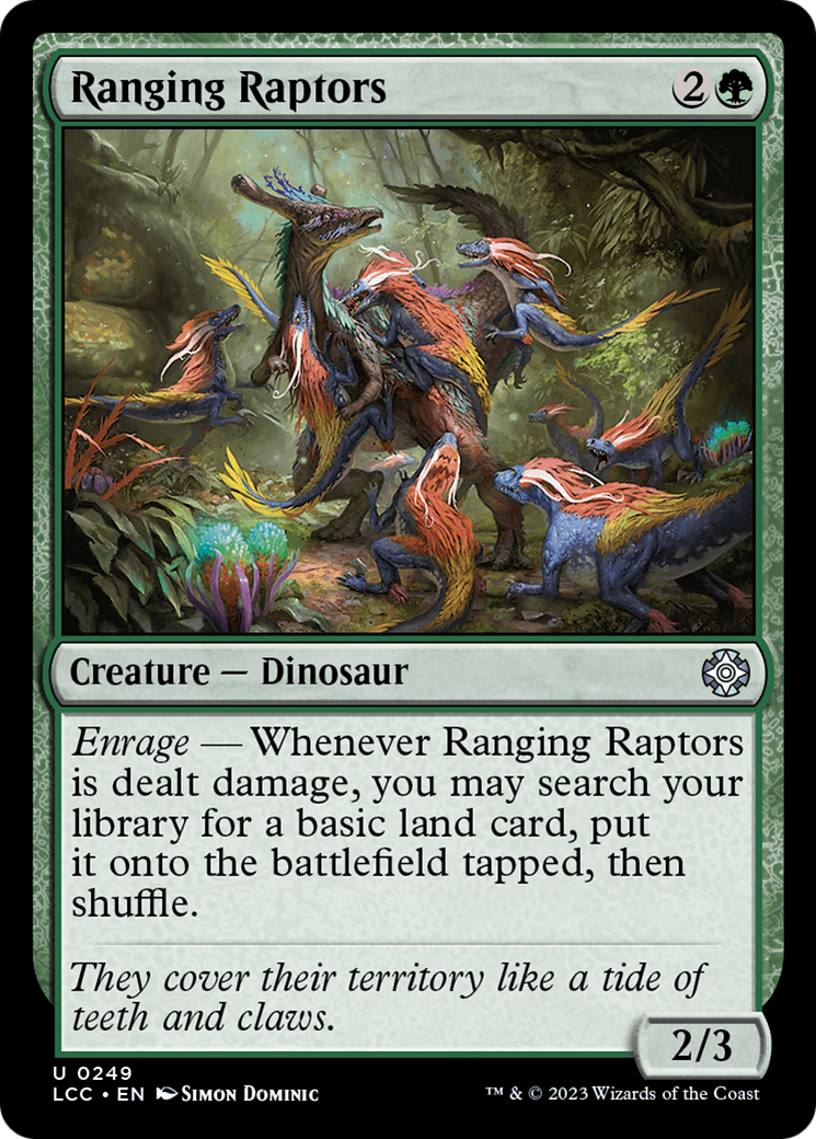 Ranging Raptors [The Lost Caverns of Ixalan Commander] | Exor Games Summserside