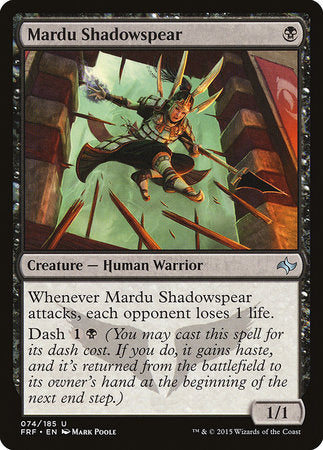 Mardu Shadowspear [Fate Reforged] | Exor Games Summserside