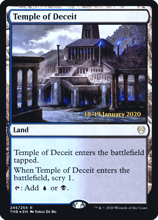 Temple of Deceit [Theros Beyond Death Prerelease Promos] | Exor Games Summserside