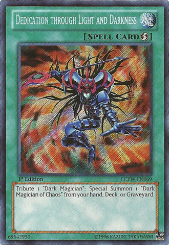 Dedication through Light and Darkness [LCYW-EN069] Secret Rare | Exor Games Summserside