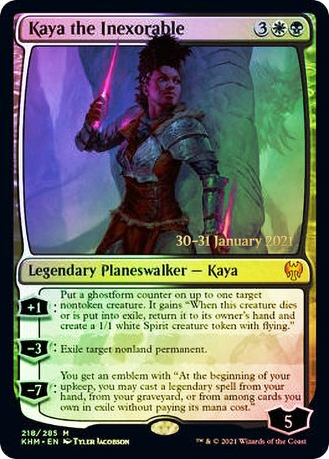 Kaya the Inexorable  [Kaldheim Prerelease Promos] | Exor Games Summserside