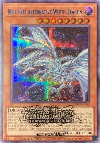 Blue-Eyes Alternative White Dragon [SBPR-EN003] Secret Rare | Exor Games Summserside