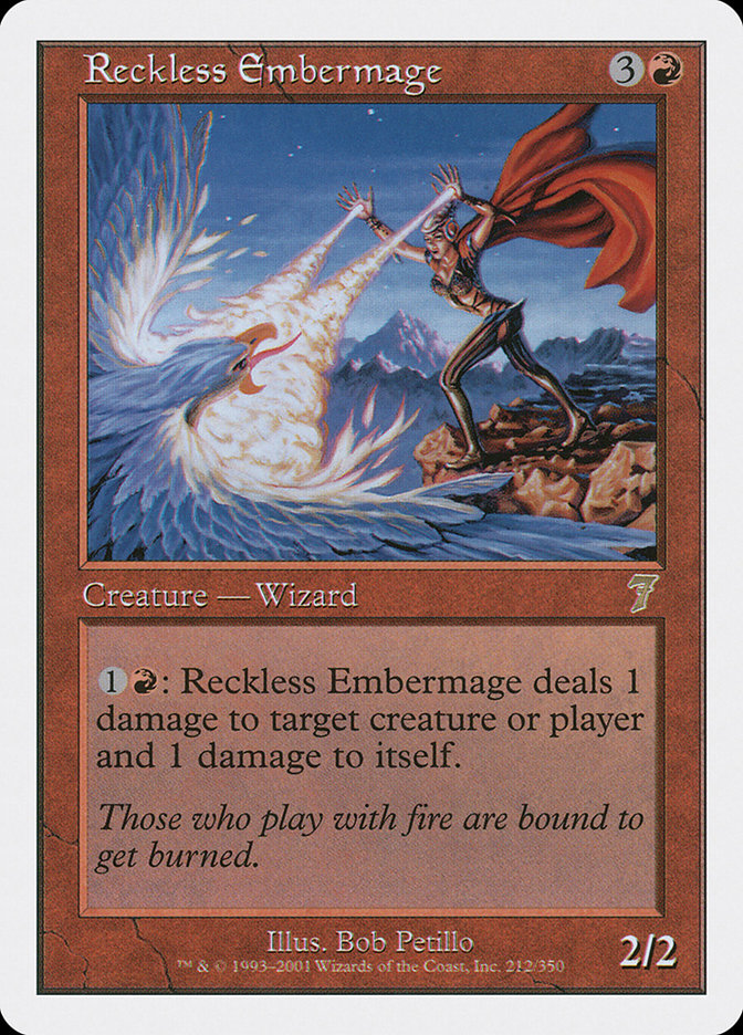 Reckless Embermage [Seventh Edition] | Exor Games Summserside
