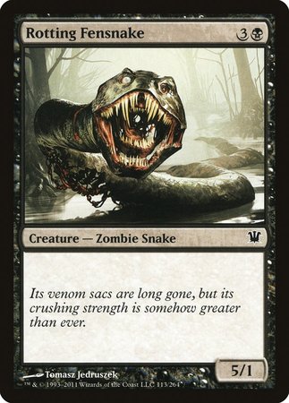 Rotting Fensnake [Innistrad] | Exor Games Summserside