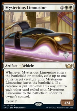 Mysterious Limousine (Promo Pack) [Streets of New Capenna Promos] | Exor Games Summserside