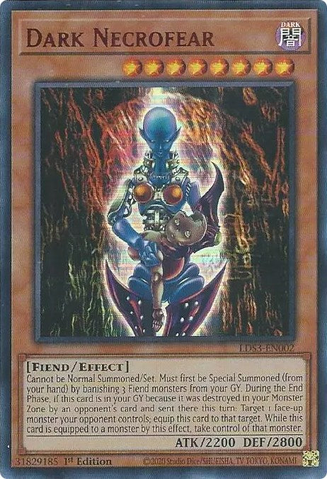 Dark Necrofear (Red) [LDS3-EN002] Ultra Rare | Exor Games Summserside