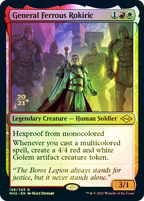 General Ferrous Rokiric [Modern Horizons 2 Prerelease Promos] | Exor Games Summserside