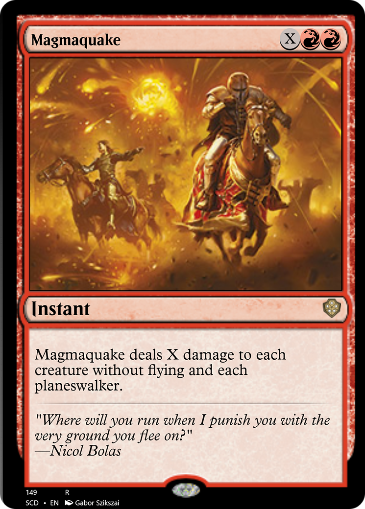 Magmaquake [Starter Commander Decks] | Exor Games Summserside