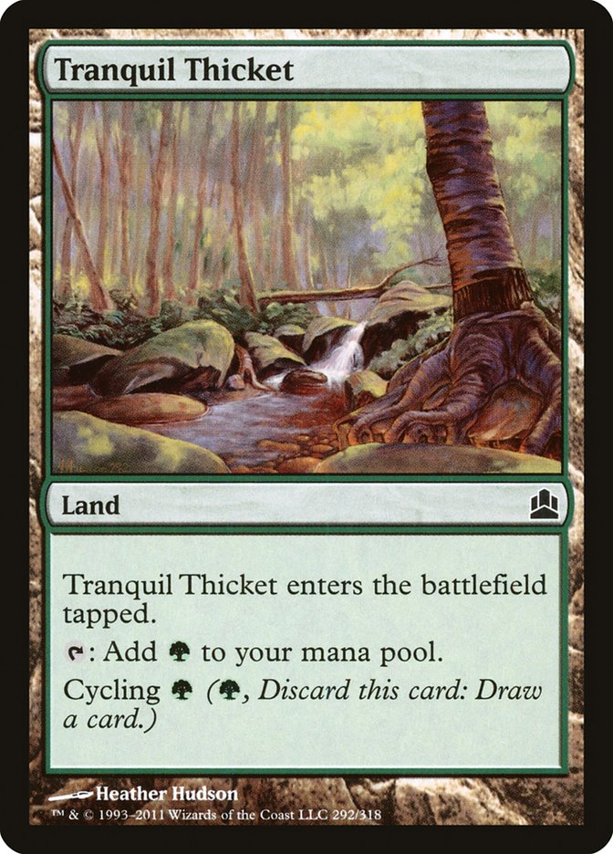 Tranquil Thicket [Commander 2011] | Exor Games Summserside