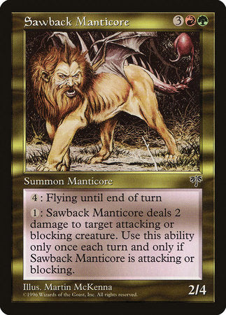 Sawback Manticore [Mirage] | Exor Games Summserside