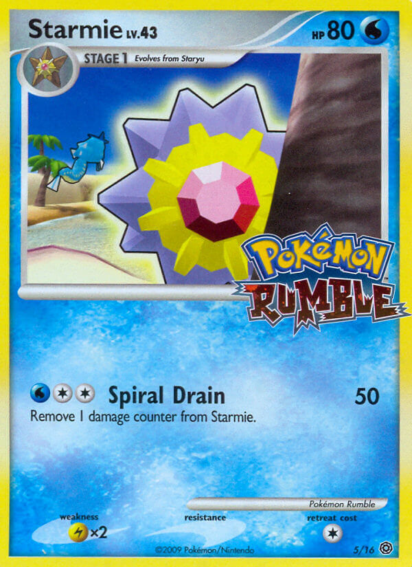 Starmie (5/16) [Pokémon Rumble] | Exor Games Summserside