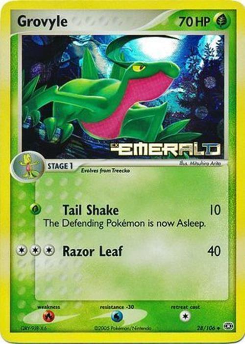 Grovyle (28/106) (Stamped) [EX: Emerald] | Exor Games Summserside