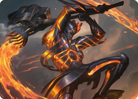 Forgehammer Centurion Art Card [Phyrexia: All Will Be One Art Series] | Exor Games Summserside