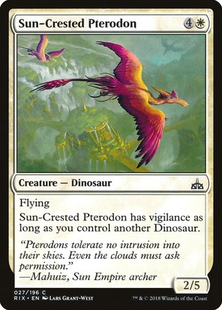 Sun-Crested Pterodon [Rivals of Ixalan] | Exor Games Summserside