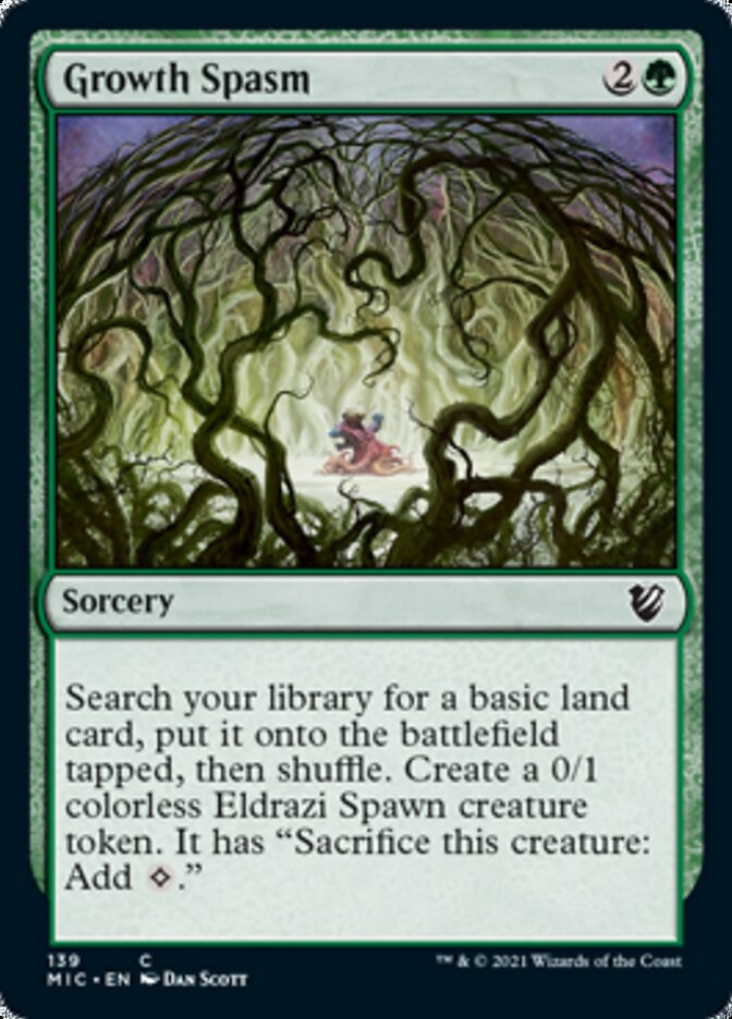 Growth Spasm [Innistrad: Midnight Hunt Commander] | Exor Games Summserside