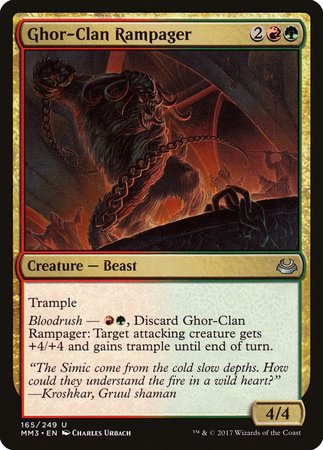 Ghor-Clan Rampager [Modern Masters 2017] | Exor Games Summserside