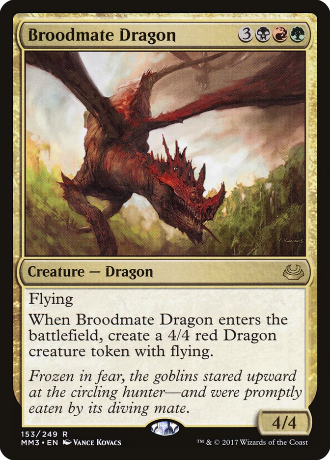 Broodmate Dragon [Modern Masters 2017] | Exor Games Summserside