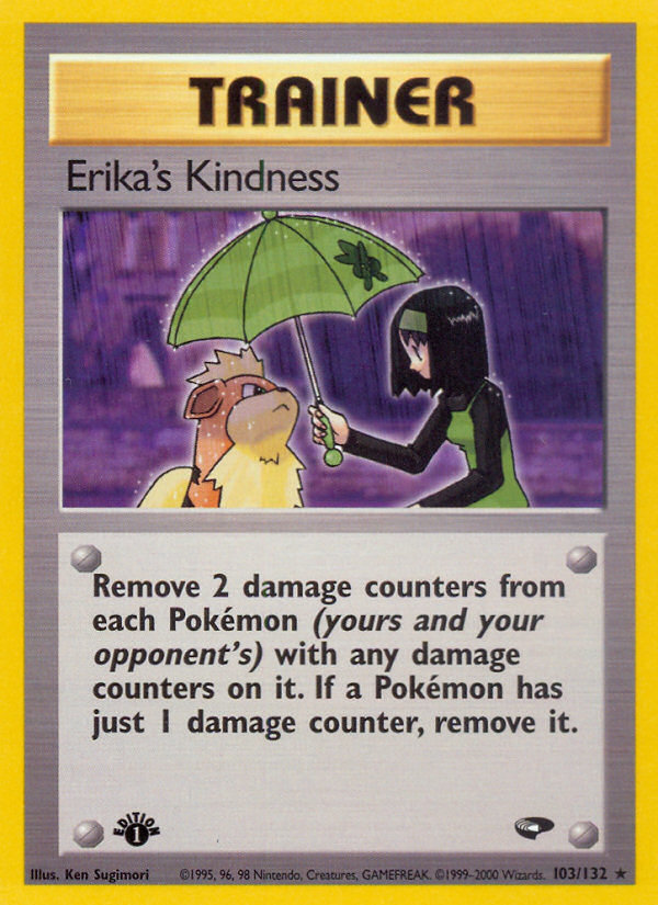 Erika's Kindness (103/132) [Gym Challenge 1st Edition] | Exor Games Summserside