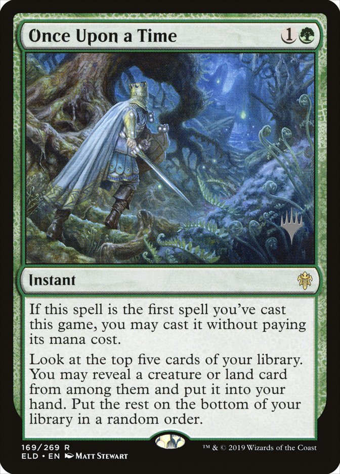 Once Upon a Time (Promo Pack) [Throne of Eldraine Promos] | Exor Games Summserside