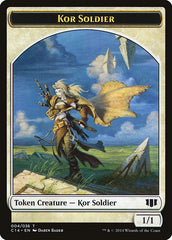 Kor Soldier // Pegasus Double-sided Token [Commander 2014 Tokens] | Exor Games Summserside