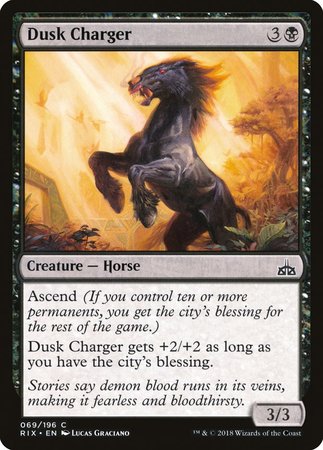 Dusk Charger [Rivals of Ixalan] | Exor Games Summserside