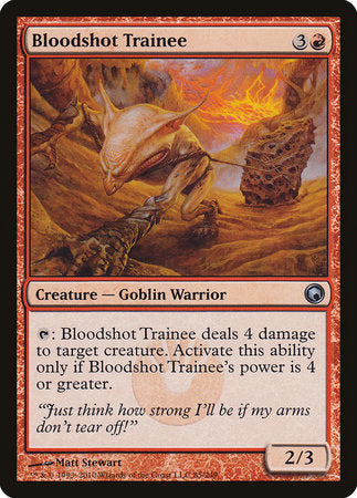 Bloodshot Trainee [Scars of Mirrodin] | Exor Games Summserside