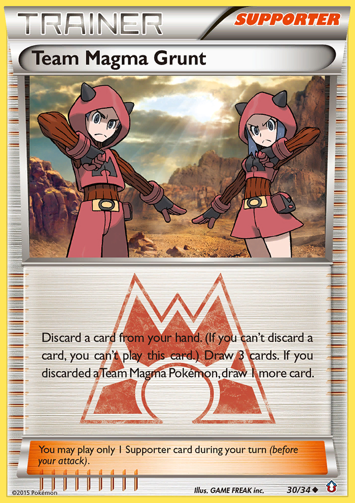 Team Magma Grunt (30/34) [XY: Double Crisis] | Exor Games Summserside