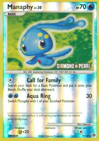 Manaphy (9/130) [Burger King Promos: 2008 Collection] | Exor Games Summserside