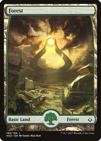 Forest (189) - Full Art [Hour of Devastation] | Exor Games Summserside