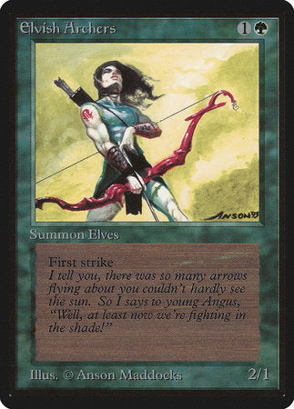 Elvish Archers [Limited Edition Beta] | Exor Games Summserside