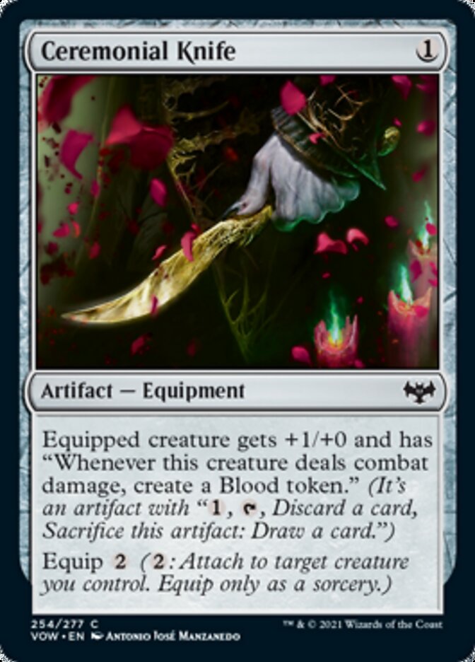 Ceremonial Knife [Innistrad: Crimson Vow] | Exor Games Summserside