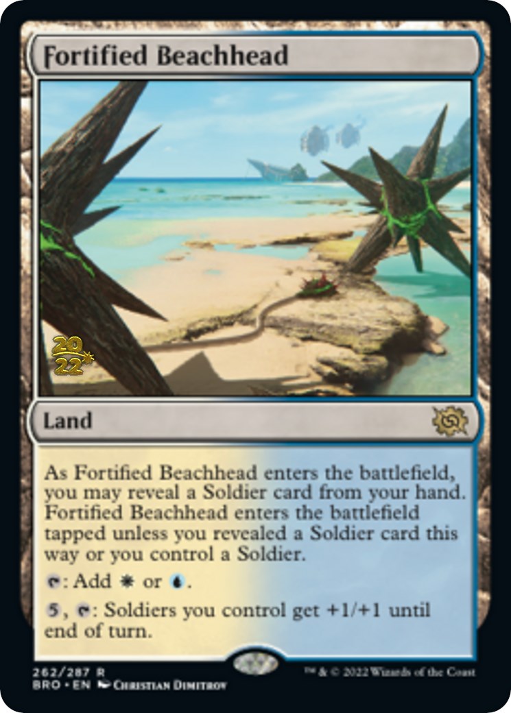 Fortified Beachhead [The Brothers' War: Prerelease Promos] | Exor Games Summserside