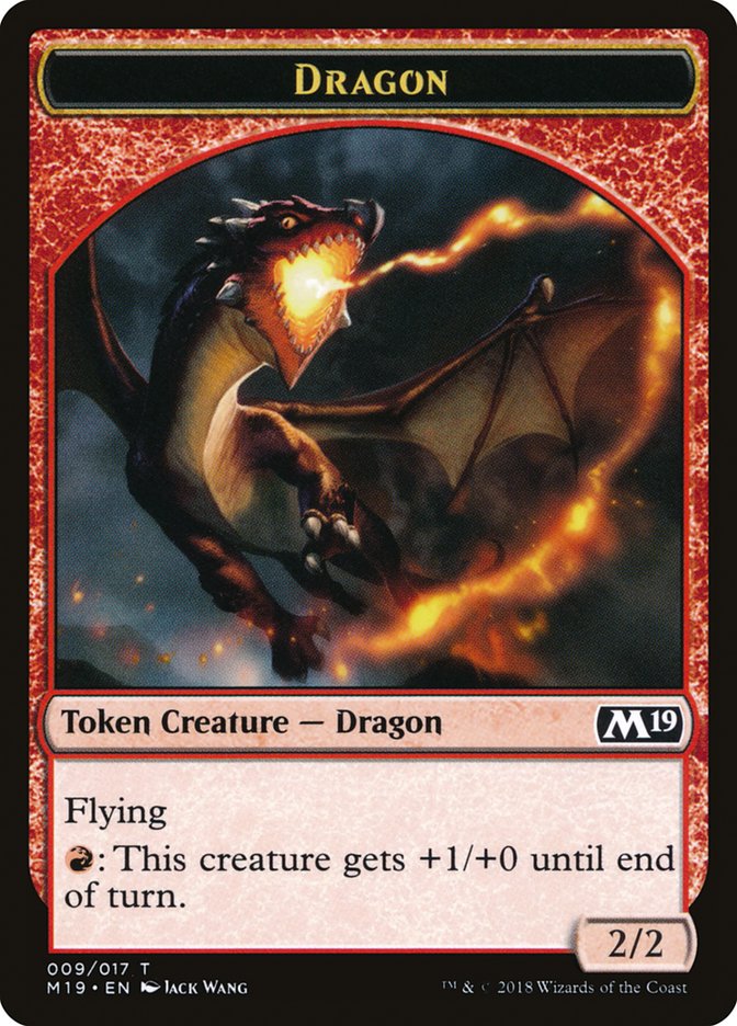 Dragon (009/017) [Core Set 2019 Tokens] | Exor Games Summserside