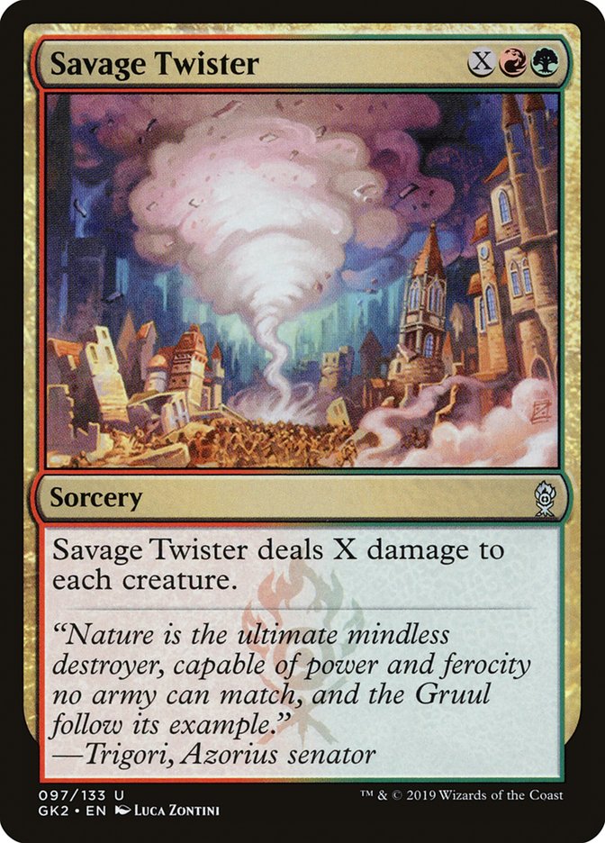 Savage Twister [Ravnica Allegiance Guild Kit] | Exor Games Summserside