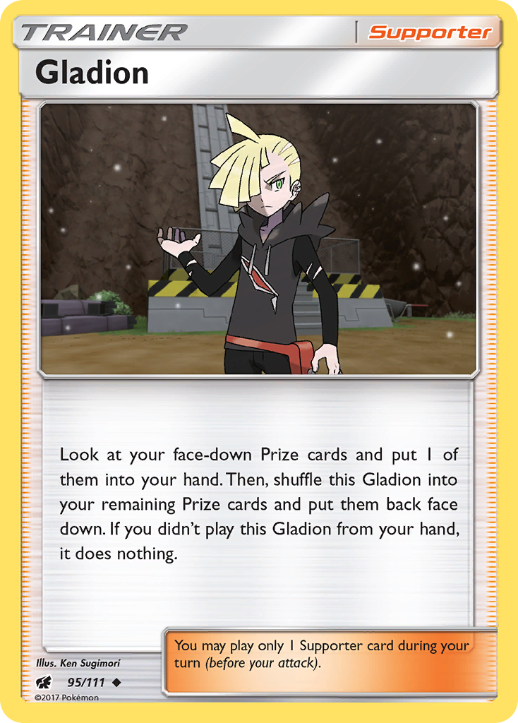 Gladion (95/111) [Sun & Moon: Crimson Invasion] | Exor Games Summserside