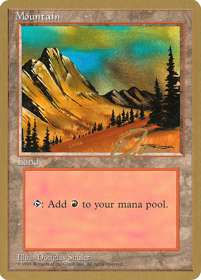 Mountain (et375) (Eric Tam) [Pro Tour Collector Set] | Exor Games Summserside