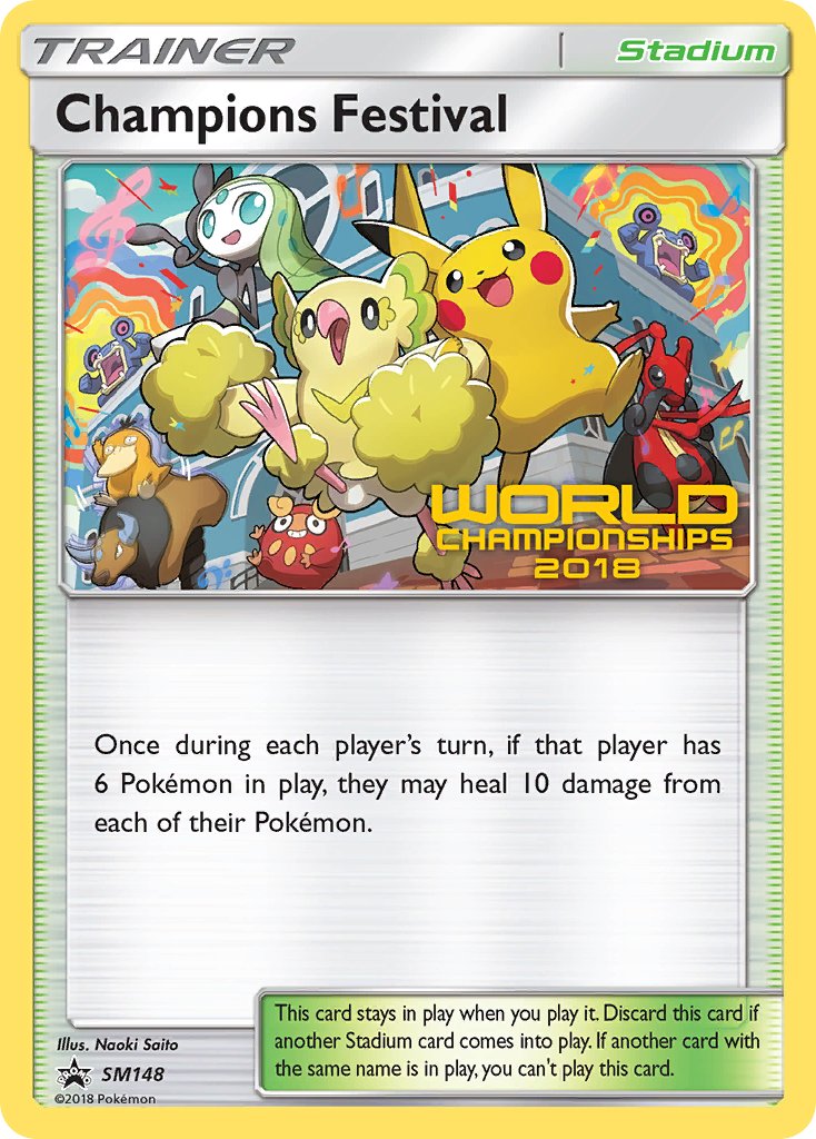 Champions Festival (SM148) (2018 Top Quarter Finalist) [Sun & Moon: Black Star Promos] | Exor Games Summserside