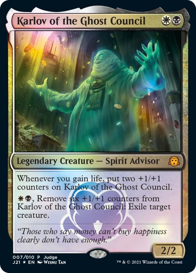 Karlov of the Ghost Council [Judge Gift Cards 2021] | Exor Games Summserside