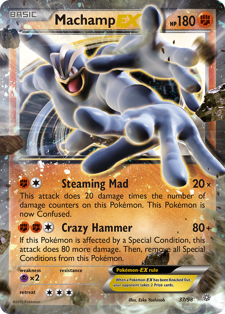 Machamp EX (37/98) [XY: Ancient Origins] | Exor Games Summserside