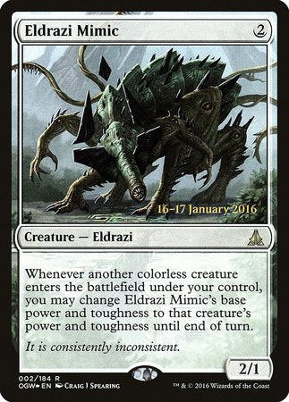 Eldrazi Mimic [Oath of the Gatewatch Promos] | Exor Games Summserside