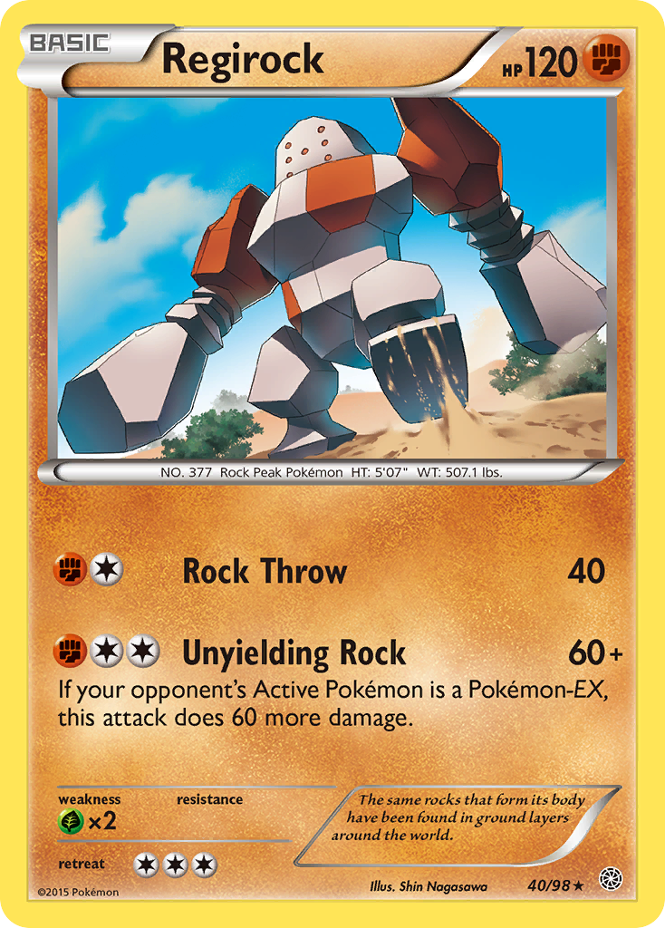 Regirock (40/98) [XY: Ancient Origins] | Exor Games Summserside