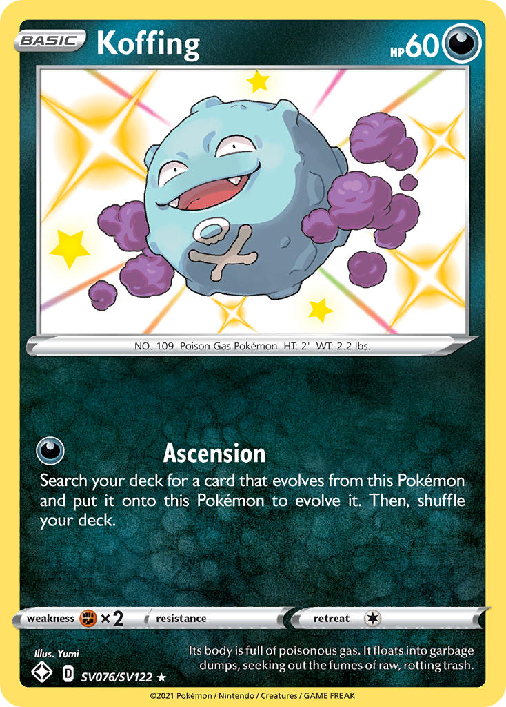 Koffing (SV076/SV122) [Sword & Shield: Shining Fates] | Exor Games Summserside