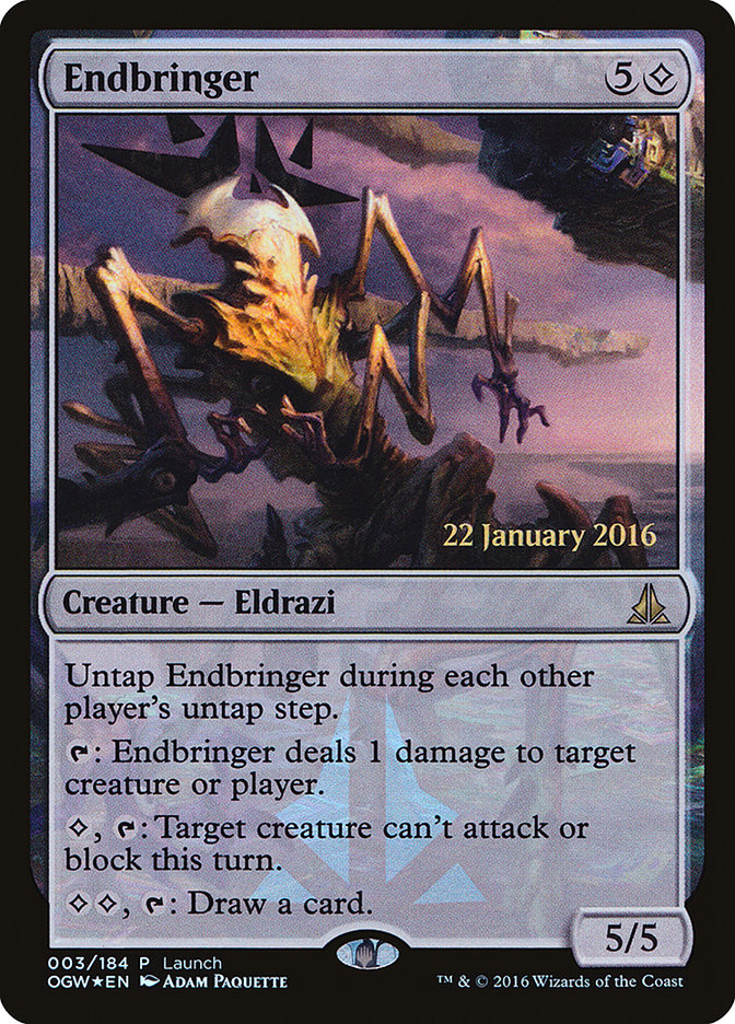 Endbringer (Prerelease) [Oath of the Gatewatch Promos] | Exor Games Summserside