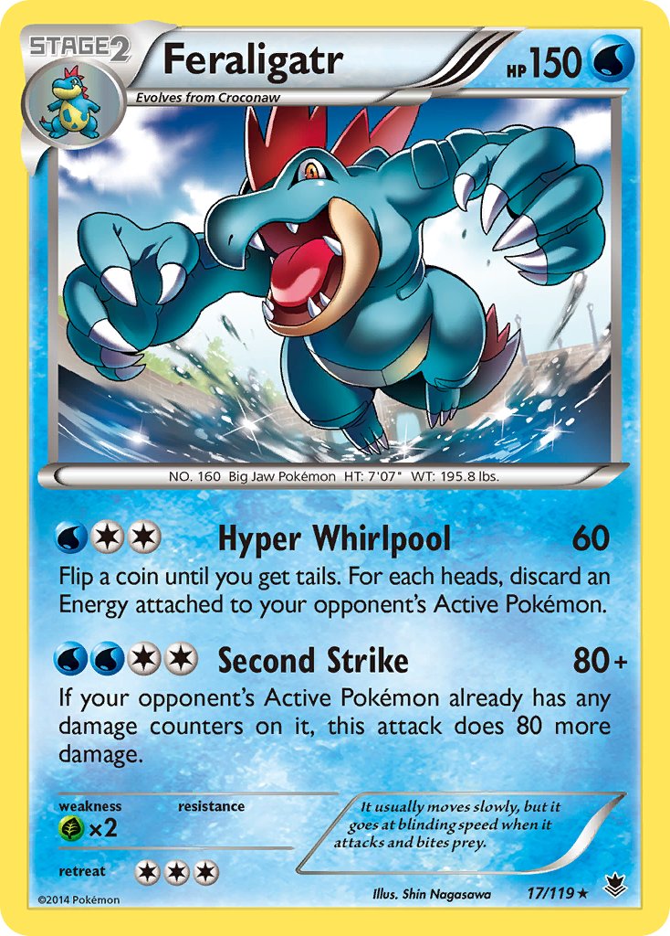 Feraligatr (17/119) (Theme Deck Exclusive) [XY: Phantom Forces] | Exor Games Summserside