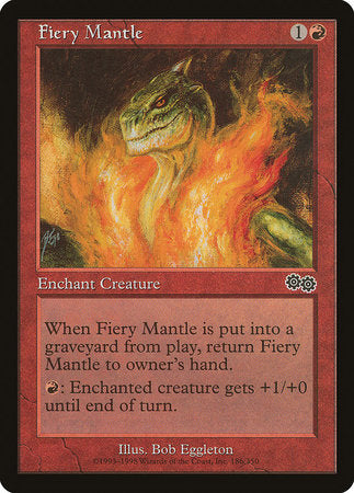 Fiery Mantle [Urza's Saga] | Exor Games Summserside