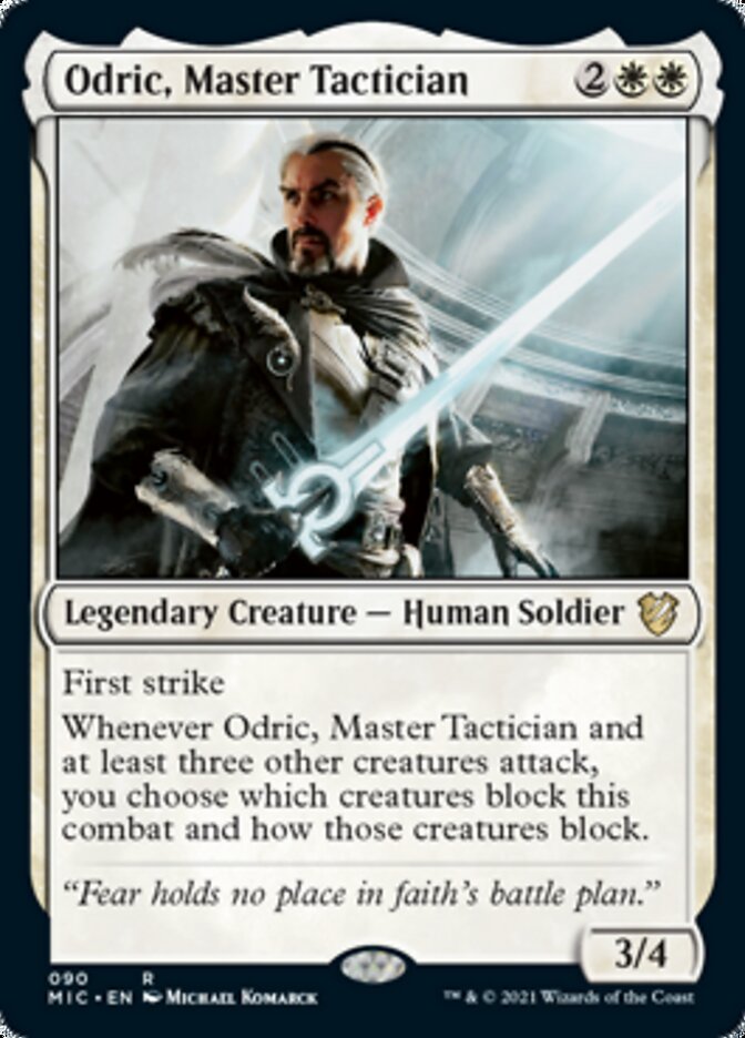 Odric, Master Tactician [Innistrad: Midnight Hunt Commander] | Exor Games Summserside