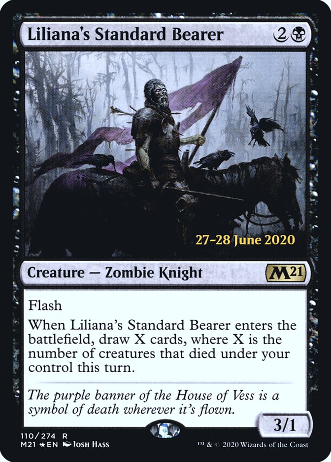 Liliana's Standard Bearer  [Core Set 2021 Prerelease Promos] | Exor Games Summserside